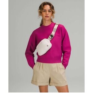 Lululemon Everywhere Fleece Belt Bag Light Ivory